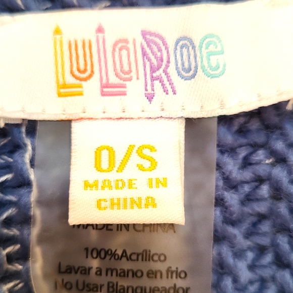 LulaRoe Pretty Fringe Shawl Cardigan - Picture 13 of 14